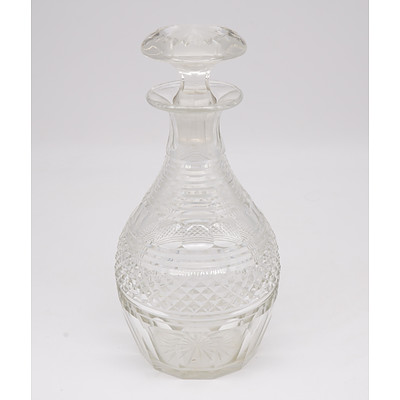 Antique Cut Glass Decanter