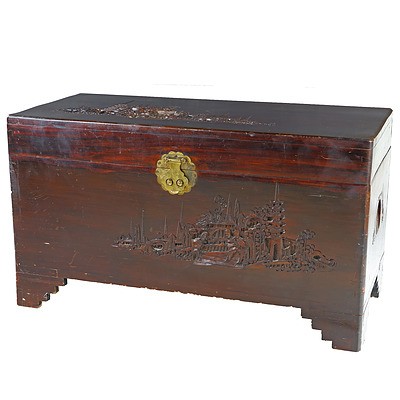Chinese Camphor Wood Chest