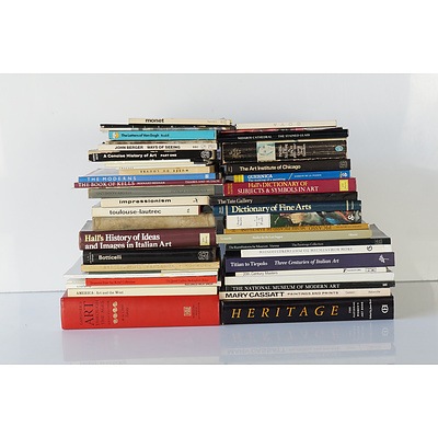 Very Large Group of Australian and International Art History and Reference Books