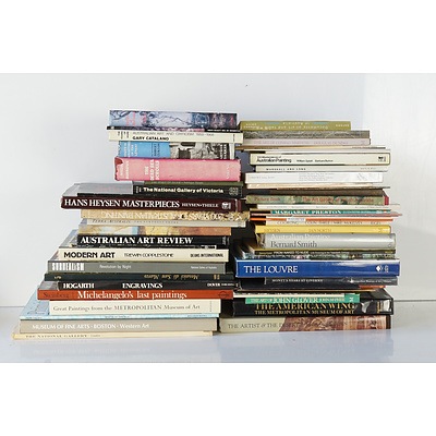 Very Large Group of Australian and International Art History and Reference Books