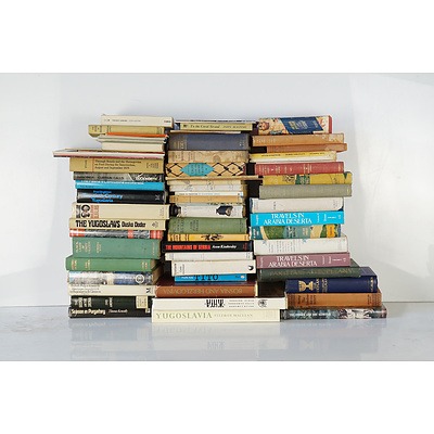 Large Group of Political, Novels and History Books, Including Yugoslavia, Syria, Cambodia, Laos and Letters of TE Lawrence 
