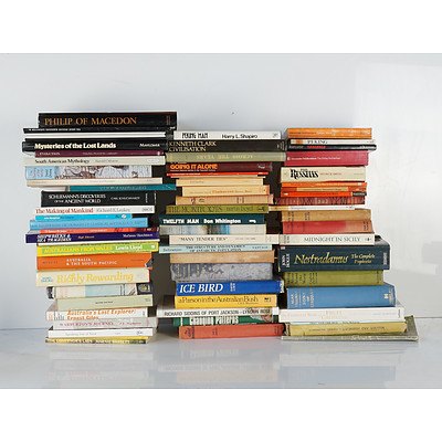 Very Large Group of Books on Aboriginal History, Philosophy, Diplomacy, Poetry, Maps, Inlcuding Damascus to Palestra and Egyptian Myths and Legends