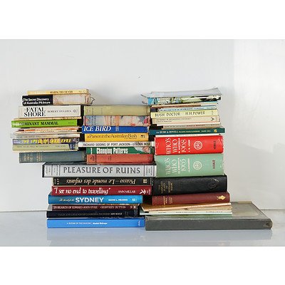 Very Large Group of Books on Aboriginal History, Philosophy, Diplomacy, Poetry, Maps, Inlcuding Damascus to Palestra and Egyptian Myths and Legends