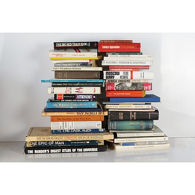 Very Large Group of Books on Aboriginal History, Philosophy, Diplomacy, Poetry, Maps, Inlcuding Damascus to Palestra and Egyptian Myths and Legends