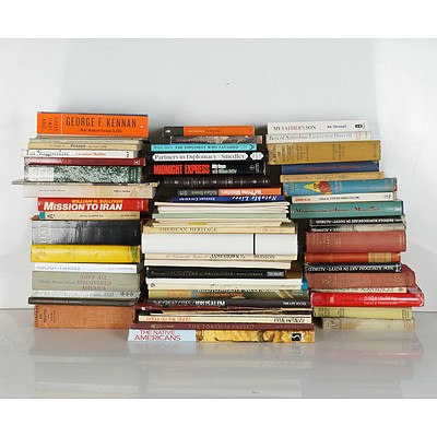 Very Large Group of Books on Aboriginal History, Philosophy, Diplomacy, Poetry, Maps, Inlcuding Damascus to Palestra and Egyptian Myths and Legends