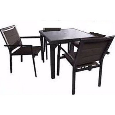 Timbarra Three Piece Aluminium Outdoor Setting - Brand New