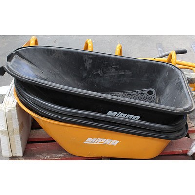 Selection Of Mipro Wheelbarrow and Hand Truck Components - Brand New