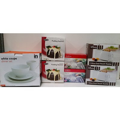 Selection of Homeware and Appliances - Lot of 26 - Brand New