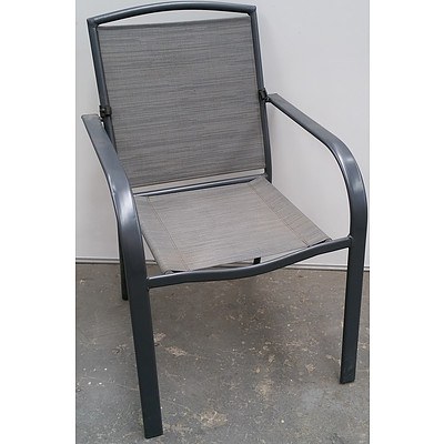 Alpine Aluminium Outdoor Chairs - Lot of Six - Brand New