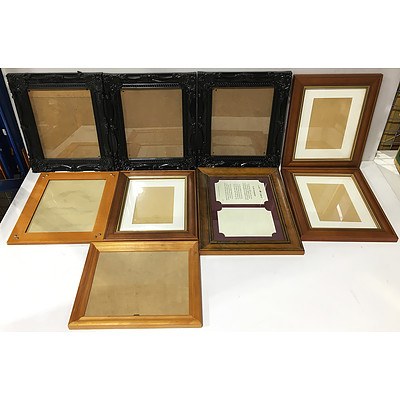 Fifteen Medium Sized Photo Frames