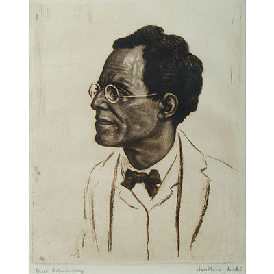 MICHL, Ferdinand (Czech 1877-1951) (2) Two Composers incl Gustav Mahler etc. Etching