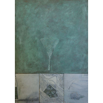 NOWLAN, Annabel (b.1956) Untitled, 1999 Mixed Media on Canvas