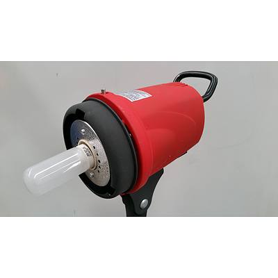 Fotobestway MSC-500 Mini Star Studio Lamps with Tripods - Lot of Three