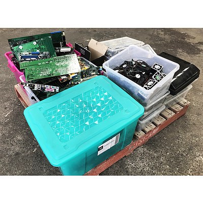 Bulk Lot of Computer Components & Electronics