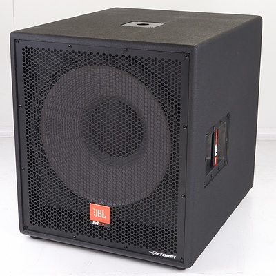 JBL MPro MP418SP 18" Powered Subwoofer and JBL MPro MP418S Passive Subwoofer