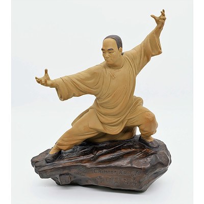 Chinese Kungfu Mud Man Figure