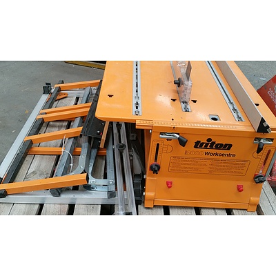 Triton TSA001 235mm Precision Power Circular Saw with Triton Series 2000 Workcentre