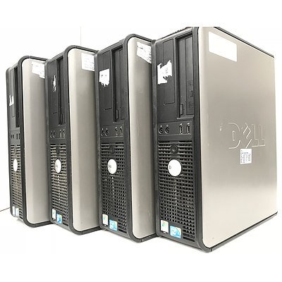 Dell Optiplex 780 Core 2 Duo E8400 3.0GHz Computer - Lot of 4