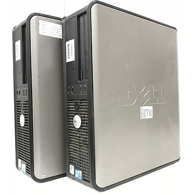 Dell Optiplex 780 Core 2 Duo E8400 3.0GHz Computers - Lot of 2