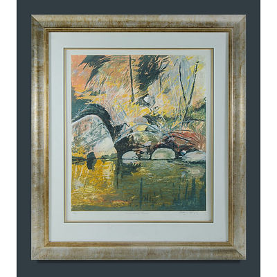 BOYD, Arthur Merric Bloomfield (1920-1999) 'Reflecting Rocks,' 1997 Lithograph 44/70