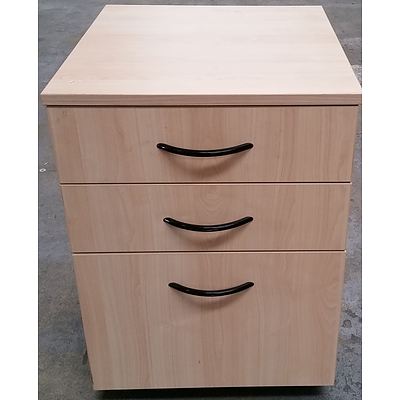 Three Drawer Mobile Pedestal Unit