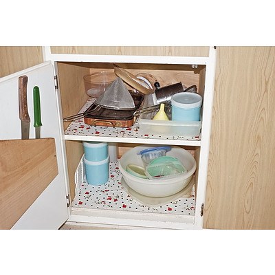 Entire Miscellaneous Contents from the Kitchen Cupboards, Drawers, Benchtop Etc