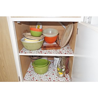 Entire Miscellaneous Contents from the Kitchen Cupboards, Drawers, Benchtop Etc