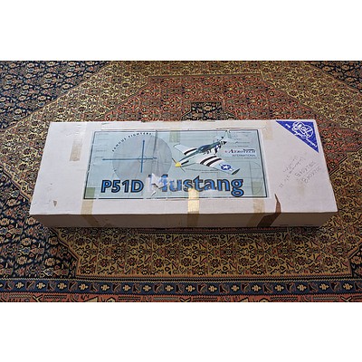 Mustang P51D Balsawood Model Aircraft Kit Complete Made in Germany