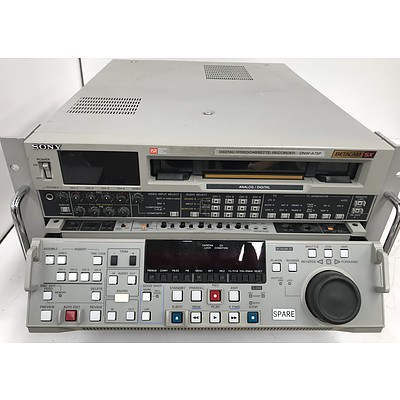 Sony DNW-A75P Betacam SX Digital Videocassette Recorders - Lot of 2