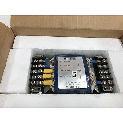 TOA MT-300M 200w Output Transformer - RRP Over $150