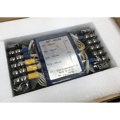 TOA MT-450M 300w Output Transformer - Lot of 7 RRP Over $1,000