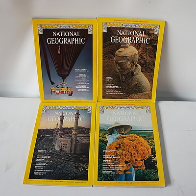 Approximately 200 National Geographic Magazines 1977-2016