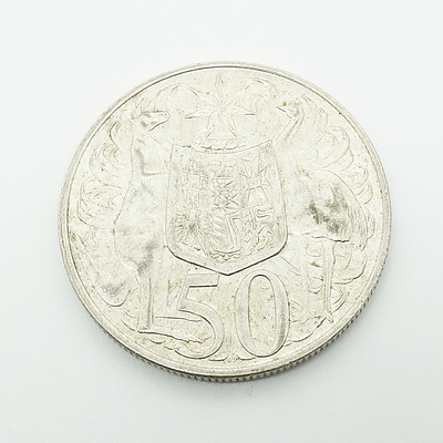 1966 Australian Round 50 Cent Coin