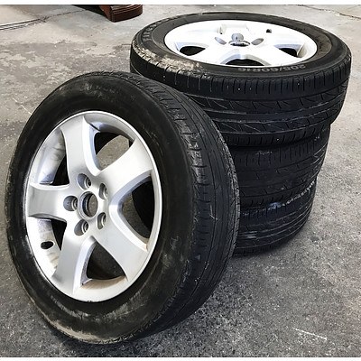 Set of 4 Firestone F01 16inch Rims & Tyres for 2004 Toyota Camry