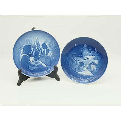 Seven Bing and Grondahl Porcelain Plates