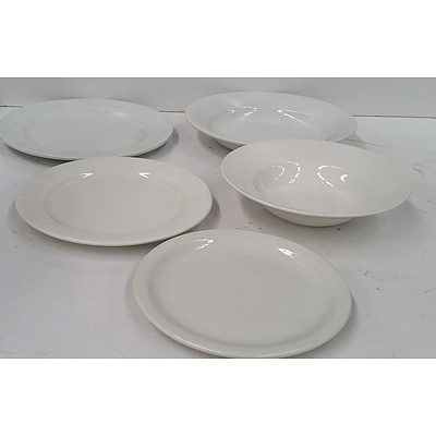 Assorted Commercial Crockery - Lot of 98 Pieces