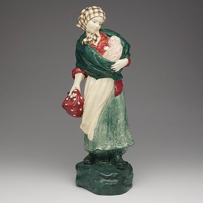 Extremely Rare Royal Doulton Figure HN1301 Young Mother and Child Dated 1928