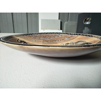 Handpainted ""Elephant"" Soap Stone dish (Made in Namibia)