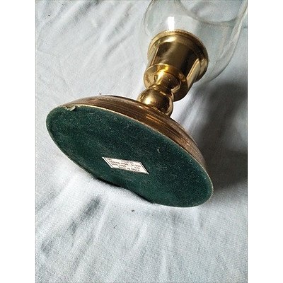 Copper & Glass Candle Vase