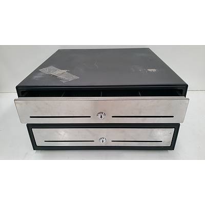 Under Bench Cash Register Drawers - Lot of Two