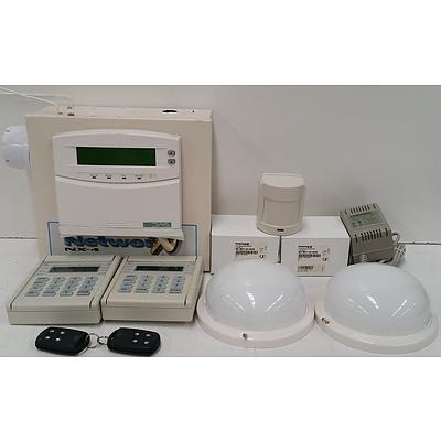 Networx NX-4 Alarm System Components - Lot of 13