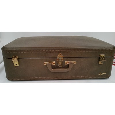 Retro Suitcase, 2 Handbags,Flatbed Scanner