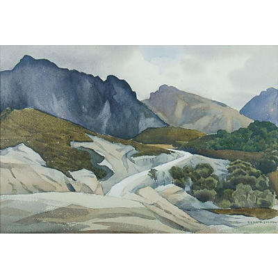ELDERSHAW, John Roy (1892-1973), Mountain Road, W/Clr