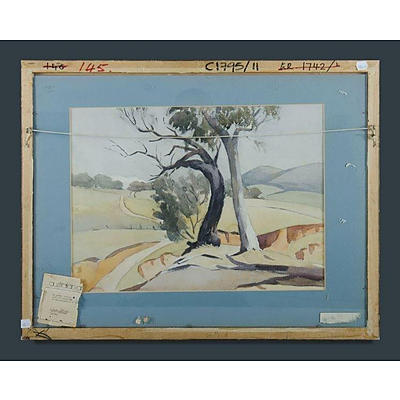 ELDERSHAW, John Roy (1892-1973), Mountain Road, W/Clr