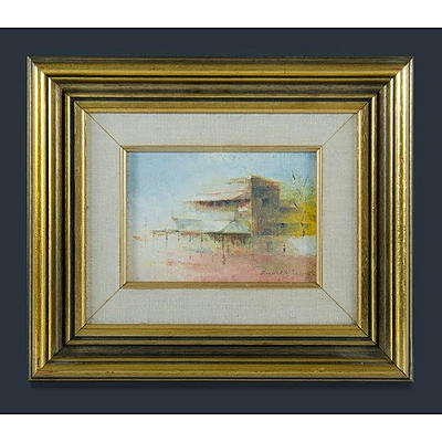 TAPRELL Lionel, 'Cornwall Hotel Kalgoorlie WA', oil on board