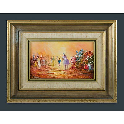 JOSEPH Fay, 'A Rose for Mother', 1974, oil on artists board