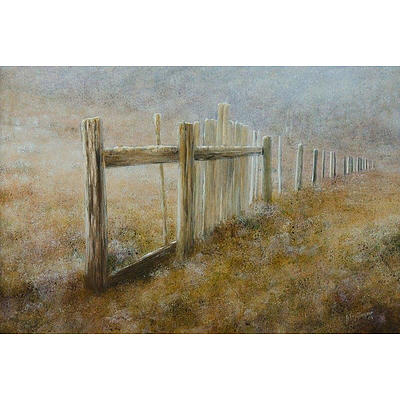 TRAYNOR John, 'Long-forgotten Highland Fence', 1986, oil on board