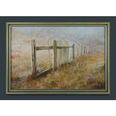 TRAYNOR John, 'Long-forgotten Highland Fence', 1986, oil on board