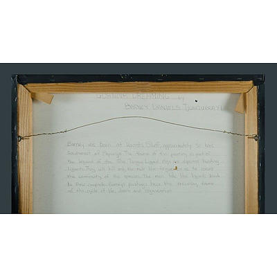 TJUNGURRAYI, Barney Daniels (b.1959), 'Goanna Dreaming'. , Acrylic on Canvas