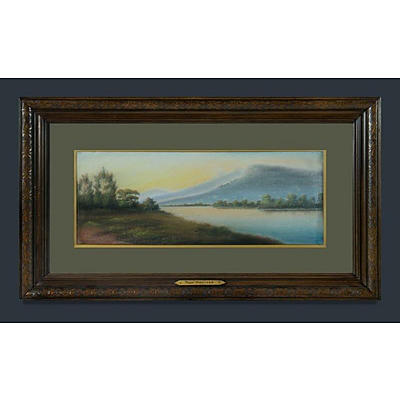 PERROTT Hyde (?-1935), 'Tweed River - NSW' , Pastel